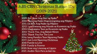 ABSCBN Christmas Station IDs 20092021 🎄🎄 [upl. by Leahpar232]