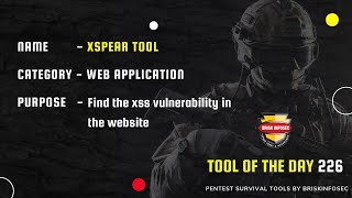 XSpear  XSS Scanning and Parameter Analysis Tool  Briskinfosec [upl. by Maples]