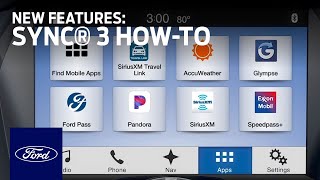 SYNC®3 New Features  SYNC 3 HowTo  Ford [upl. by Bomke]