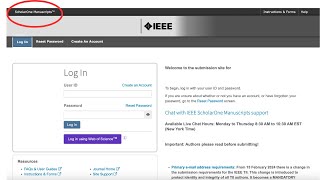 Submitting Your Manuscript with IEEE ScholarOne English Captions [upl. by Martens77]