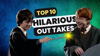 10 Hilarious Harry Potter Outtakes [upl. by Elletnahs318]