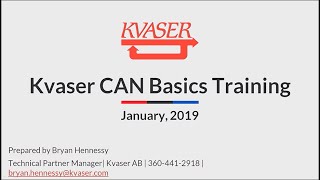 CAN Basics Training Introduction [upl. by Iver941]