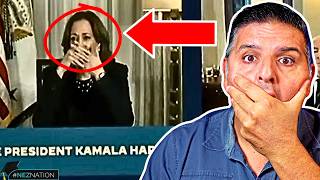 🚨Caught on LIVE TV Kamala’s EMBARRASSING HOT MIC Moment During Hurricane QampA [upl. by Devaj]