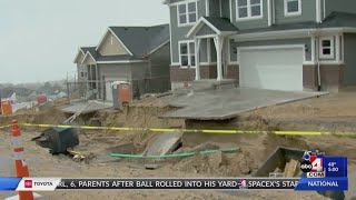 Kaysville neighborhood sees first sign of relief after horrible flooding [upl. by Arytahs484]