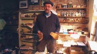 Unintentional ASMR 👞 Traditional English Clog Maker  Wood Shoemaker [upl. by Veejar]