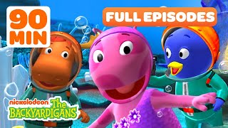 Tyrone amp Pablo Find Mermaids  Castaways Adventure w Uniqua  Full Episodes  The Backyardigans [upl. by Amethyst]