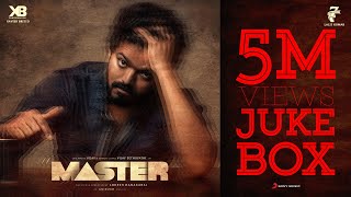 Master  Jukebox  Thalapathy Vijay  Anirudh Ravichander  Lokesh Kanagaraj [upl. by Danette]