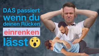 DAS passiert wenn du deinen Rücken einrenken lässt [upl. by Cohdwell]