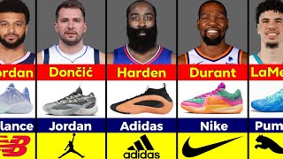 The Best NBA Player Their Shoes Brands [upl. by Vipul]