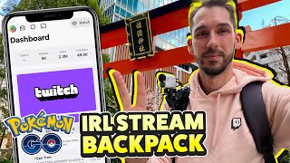 I Made a Pokemon GO Streaming Backpack for IRL on Twitch How To [upl. by Leanard]