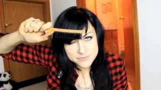 How to Get rid of greasy piecey bangs [upl. by Harbed]