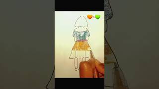 How Cute🥶😱💥🧡 shorts fyp foryou satisfying painting art doodle drawing artandcraft diy [upl. by Anha]