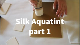 Silk Aquatint Part 1 With Hannah Skoonberg [upl. by Florence385]