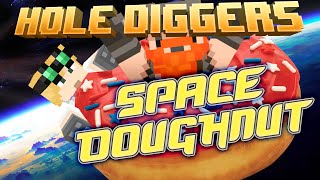 Minecraft  Giant Space Doughnut  Hole Diggers 34 [upl. by Irisa]