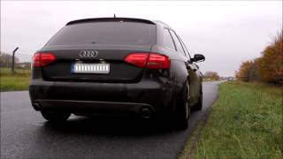 Audi A4 B8 20TDI Klappenauspuff  Valve Exhaust  Custom Exhaust [upl. by Margit683]