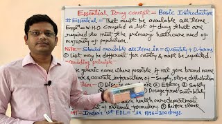 08 Essential Drug Concepts  Essential Drug Concept in Pharmacology  WHO Essential Drug List [upl. by Rede838]