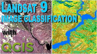 Landsat 9 Image Classification with QGIS Unsupervised [upl. by Nylyram]