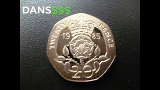 1985 20 Twenty Pence Coin WORTH Queen Elizabeth II [upl. by Deirdre]