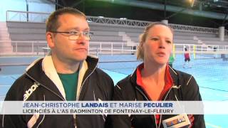 LActu  Un tournoi de badminton qui se joue en couple [upl. by Corso701]