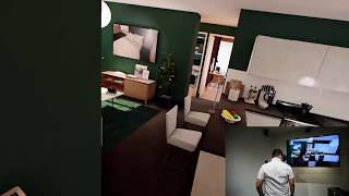 REALIDAD VIRTUAL INTERACTIVA APARTAMENTO MODELO  COLOMBIA [upl. by Ketchum562]