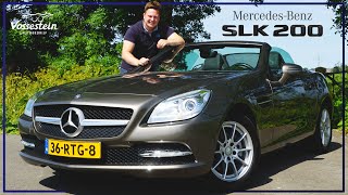 Mercedes Benz SLK 200 Cabriolet  Met een KAMEEL 🐫  Autobedrijf Vossestein [upl. by Ahseirej]