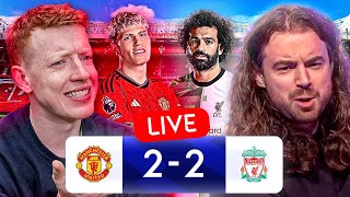 WATCHALONG  Man Utd 2  2 Liverpool  Laurence McKenna Nicole Holliday amp CultureCams 🔥 [upl. by Stoll]