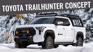 Toyota Trailhunter Overlanding Truck Concept  AUTOBICS [upl. by Acireit]