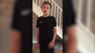 10YearOld Boy with Autism Singing Imagine Will Give You Goosebumps [upl. by Smoot]