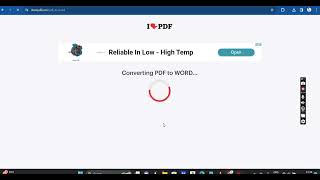 convert pdf to word free online using ilovepdf pdftoword pdftowordconverter [upl. by Iosep]