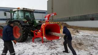 Holzhäcksler mit Zapfwellenantrieb Skorpion 250R  TEKNAMOTOR [upl. by Laise]