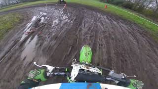 kawasaki kx 65 wet motocross [upl. by Walrath]