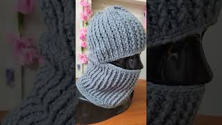 cuello y gorro para caballero a crochet pronto el paso a paso [upl. by Longfellow138]