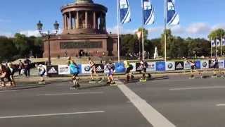 BERLIN MARATHON Inlineskating 27 September 2014 [upl. by Nyleikcaj]