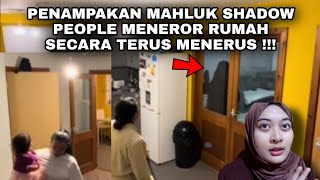 VIRAL  PENAMPAKAN SHADOW PEOPLE TEREKAM KAMERA CCTV DIRUMAH ORANG INI  😭😱 [upl. by Avehstab]