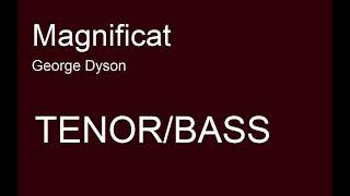 Magnificat  George Dyson  TENORBASS PART [upl. by Kent]