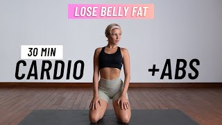 30 MIN CARDIO amp ABS Workout  Slim Your Waist amp Lose Belly Fat [upl. by Rosemare851]