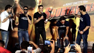 Sooryavanshi Official Trailer Launch  Akshay Kumar Ajay Devgn Ranveer Singh Rohit Shetty [upl. by Geis]