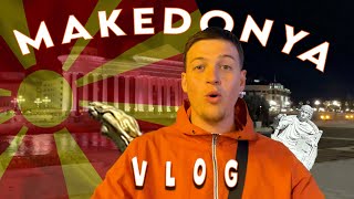 MAKEDONYA VLOG Boynuma Yılan Aldım 🐍  DÜĞÜN [upl. by Annaehr]