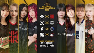 VALORANT Game Changers Japan 2024 Split 2 Main Stage Day 1 [upl. by Otis]