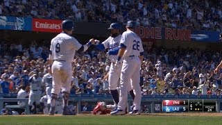 43017 Toles threerun homer lifts Dodgers to swee [upl. by Gianina704]