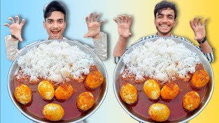 Spicy Egg Curry with Rice Eating Challenge  Egg Eating Show 🥚🥚🥳🥚 [upl. by Henrietta320]