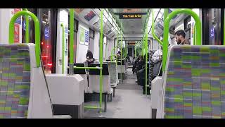 London Tram to New Addington  POV ride from Centrale to East Croydon including announcements [upl. by Milicent447]