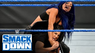 Sasha Banks unleashes a vicious chair assault on Bayley SmackDown Oct 23 2020 [upl. by Jarnagin]