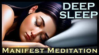 DEEP SLEEP  Manifest Meditation for Growth and Success  with Manifest Affirmations [upl. by Soalokcin]