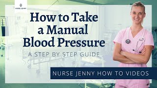 How to Take a Blood Pressure Manually  The Correct Way [upl. by Fayina280]