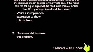 Interpreting Fraction Multiplication as Scaling [upl. by Notsirb]