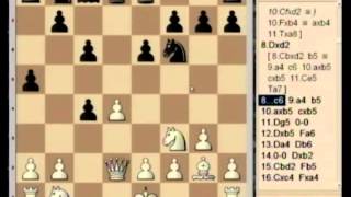 Kramnik  Topalov World Championship Match 1 Ouverture catalane 2006 [upl. by Donough]