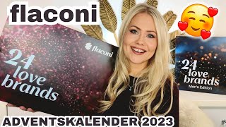 flaconi Love Brands Adventskalender 2023  Unboxing amp MEGA VERLOSUNG 🤩 [upl. by Winnah]