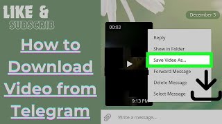 How to Download Video from Telegram [upl. by Alwitt]