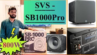 SVSSB1000 Pro 12quot Active Subwoofer  Review [upl. by Ahsirt]